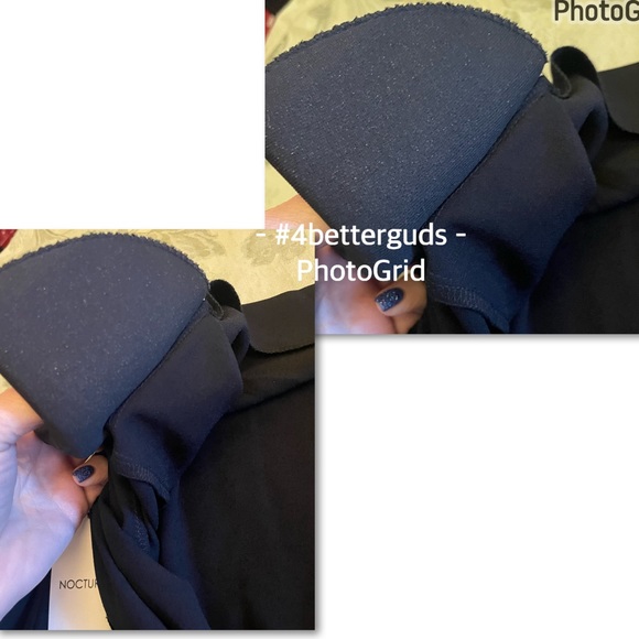 NEW Nocturne Elbise Siyah Drape Front High Neck Mini Dress EU 38 Medium 6 / 8 - Picture 7 of 16